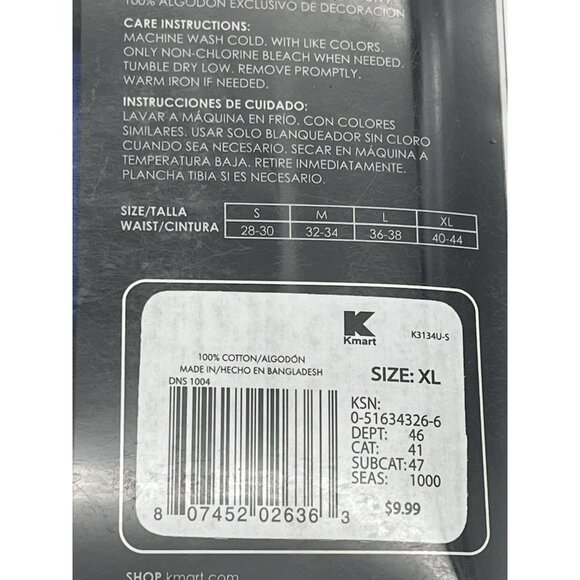 Vintage Kmart Joe Boxer Men’s XL 4 Pack String Bikini 100% Cotton NEW - Picture 4 of 5